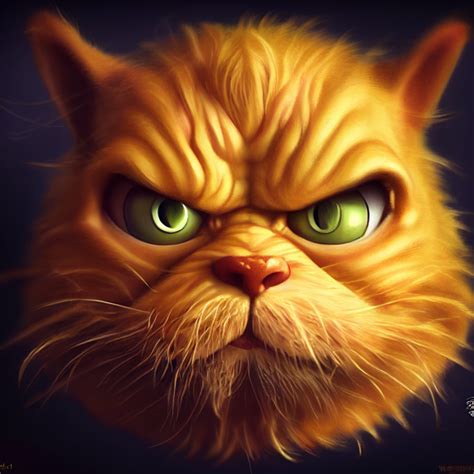 Evil Garfield by akela91 on DeviantArt