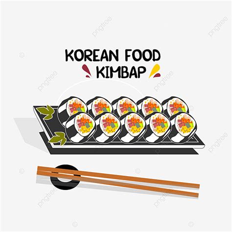 Korean Traditional Clothes Vector PNG Images, Vector Illustration Of Traditional Korean Food ...