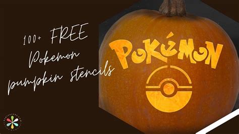 Pokemon Pumpkin Carving Stencils: Over 100 Free Printable Templates