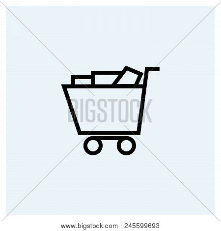 Shopping Cart Icon Vector & Photo (Free Trial) | Bigstock