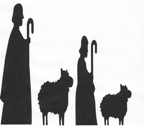 Nativity silhouette free nativity scene pictures clipart - WikiClipArt