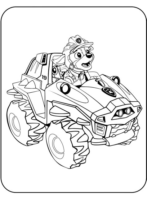 Paw Patrol Dino Coloring Coloring Pages