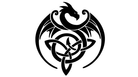 Celtic Dragon Drawing, Celtic Dragon Tattoos, Dragon Art, Triquetra, Samhain, Celtic Tattoo For ...