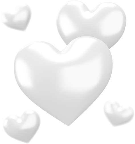 White Heart Transparent