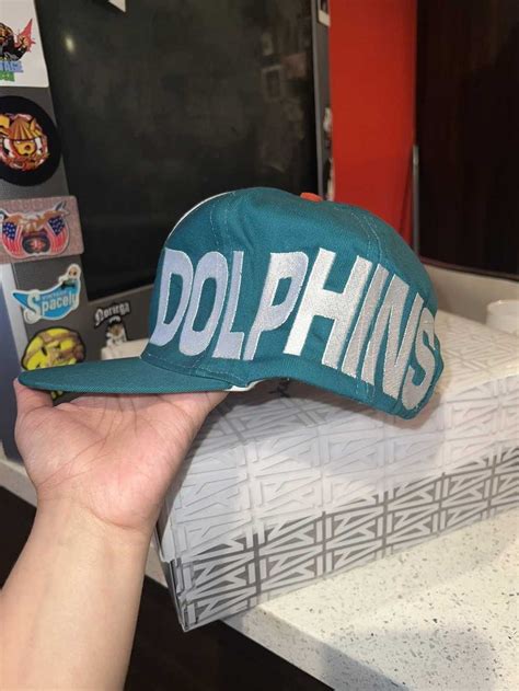 Vintage Vintage Miami dolphins hat logo athletics sha… - Gem