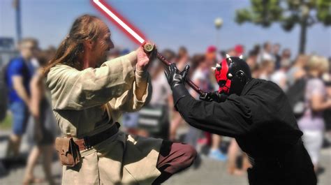 Darth Maul duel vs. Qui-Gon Jinn | Uniquely, we will once ag… | Flickr