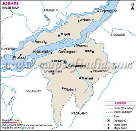 Jorhat River Map