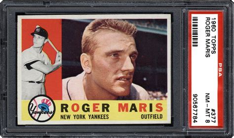 1960 Topps Roger Maris | PSA CardFacts™