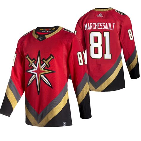 Vegas Golden Knights #81 Jonathan Marchessault Red Men's Adidas 2020-21 ...