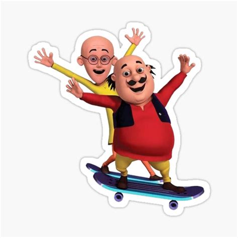 "Motu Patlu" Sticker for Sale by rohitrajdesign | Redbubble