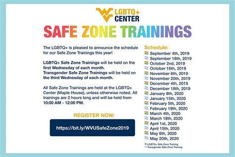 Registration open for LGBTQ+ Center Safe Zone and Trans Safe Zone training | E-News | West ...