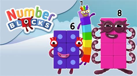 Numberblocks Learn To Count 6 7 8 Roll The Dice And Make The | Images ...