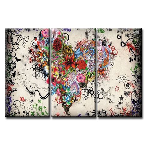 Canvas Printings Abstract series poster 3 Piece Modern Style Cheap Pictures Decorative Wall Art ...