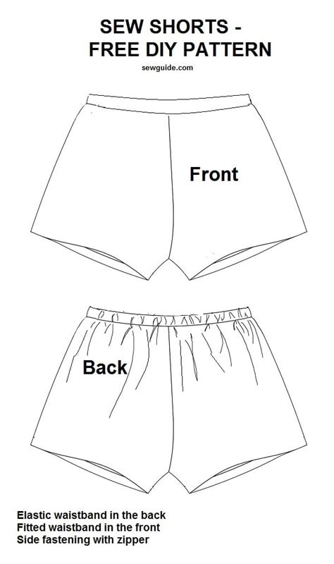 How to sew SHORTS- {3 Free DIY Patterns & sewing tutorials} - Sew Guide