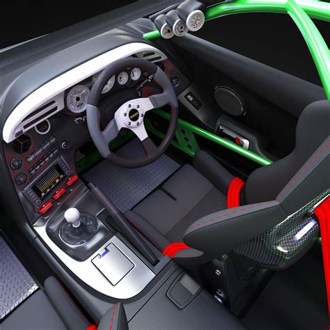 Toyota Supra RZ interior 3D Model $125 - .max .obj .fbx - Free3D