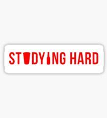 Study Hard: Stickers | Redbubble