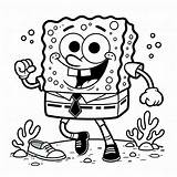Spongebob Coloring Pages – Custom Paint By Numbers sketch template