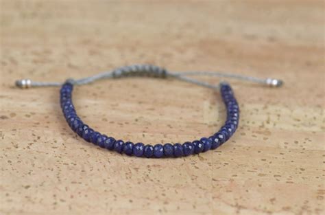 Sapphire Bracelet - Etsy