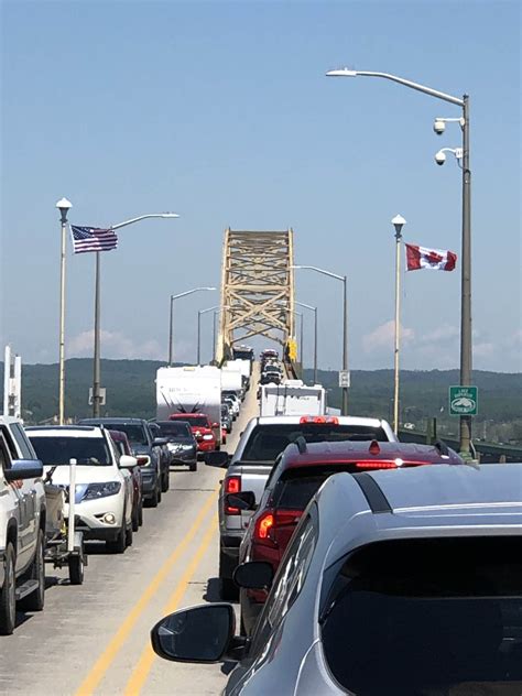 The Sault Ste. Marie International Bridge - Lake Superior Circle Tour