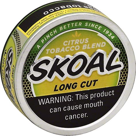 Skoal Smokeless Tobacco, Long Cut, Citrus Tobacco Blend | Tobacco ...