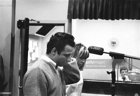 Songwriters Barry Mann and Cynthia Weil in the recording studio circa... News Photo - Getty Images