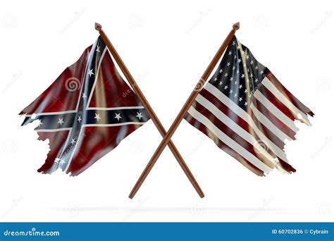 American Civil War and Merorial Day Concept Stock Illustration ...