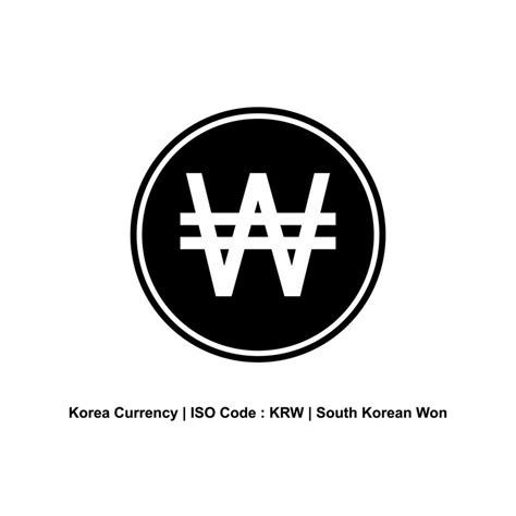 Korea Currency Icon Symbol, Won, KRW. Vector Illustration 9748549 ...