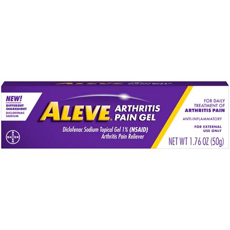 Buy Aleve Arthritis Pain Gel for Topical Arthritis Pain Relief, 50G Tube Online at Lowest Price ...