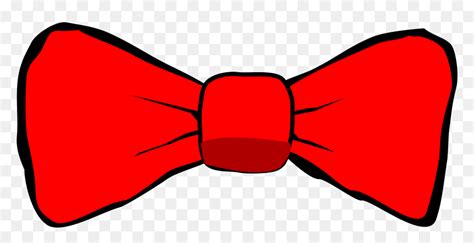 Bow Clipart Animated - Red Bow Tie Cartoon, HD Png Download - vhv