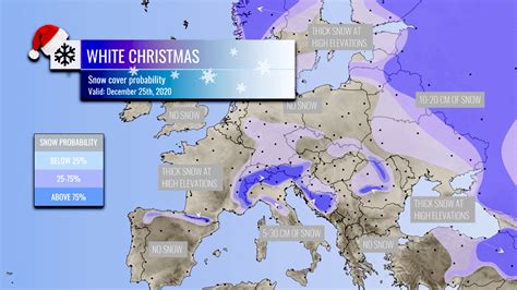 Are you dreaming of a White Christmas? Here is the forecast snow cover ...