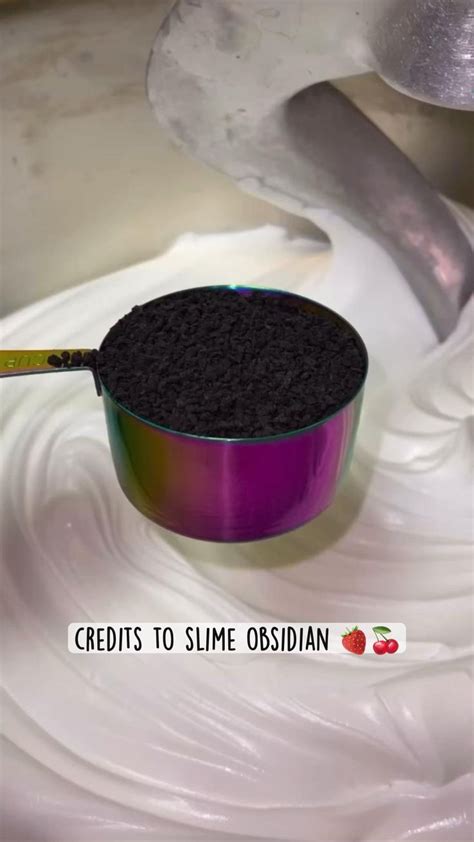 credits to slime obsidian 🍓🍒 | Oddly satisfying videos, Slime, Satisfying video