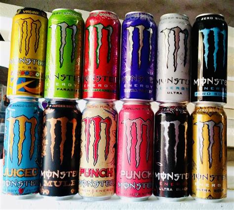 Monster Energy Drink Mega Mix (12 Pack) | Imported Exotic Flavors ...