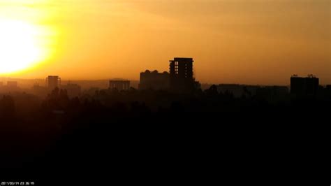 Sunrise in Addis Ababa Timelapse 32X - YouTube