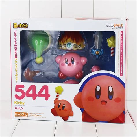 Cute Dream Land Kirby Nendoroid 544 PVC Action Figure Collection Model Kids Toy Doll-in Action ...