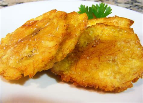 Crispy Fried Green Plantain Delight - Tostones