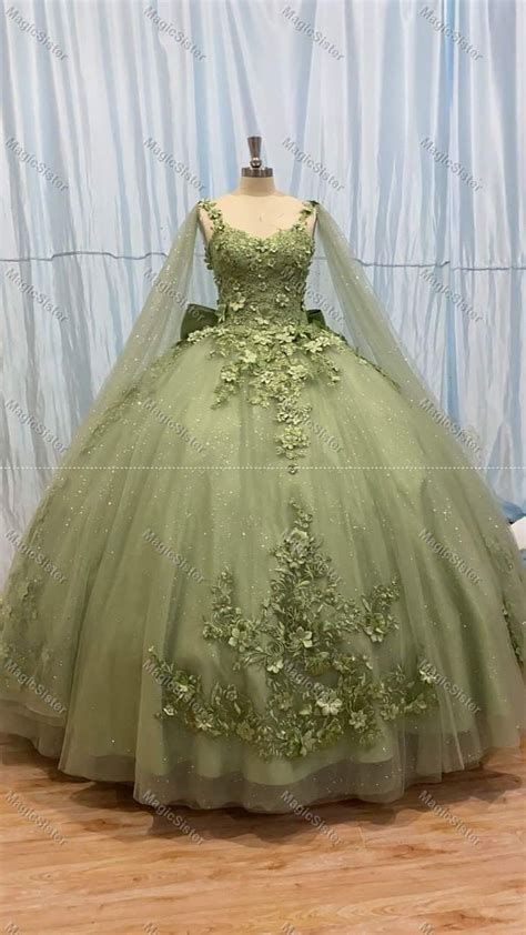 Enchanted Forest Quinceanera Theme, Green Quinceanera Theme, Quinceanera Themes Dresses, Sweet ...