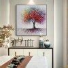 Colorful Art Trees Landscape Canvas Paintings Posters and Prints Wall Art Picture for Living ...