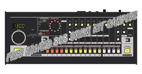 Free Roland 808 Drum Kit - 227 Samples - Free Drum Kits