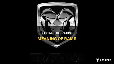 Decoding The Symbolic Meaning Of Rams | ShunSpirit