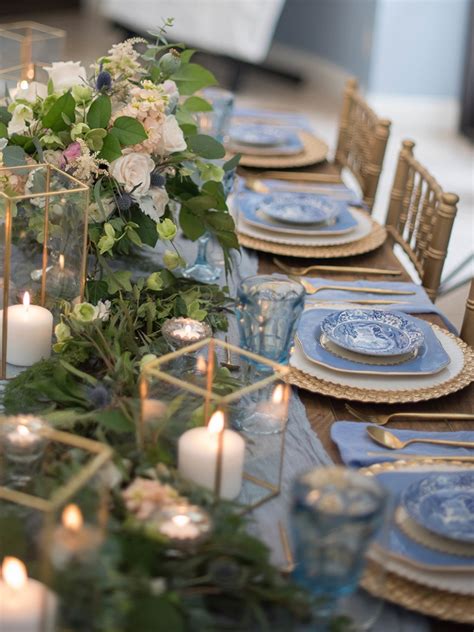 How To Have A Dusty Blue Wedding During Any Season