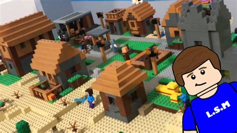 LEGO Minecraft world update (plains, desert village) - YouTube