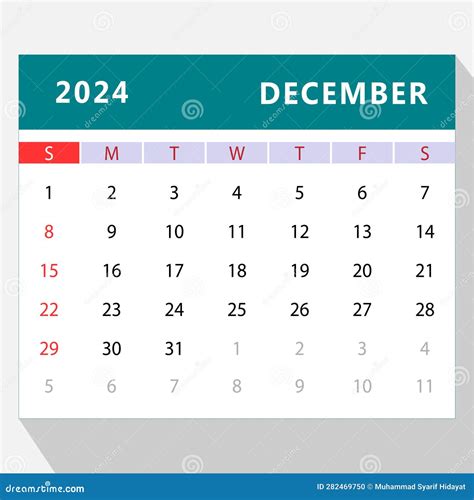 December 2024 Template- Desk Calendar 2024 Year Template, Wall Calendar 2024 Year, Week Starts ...