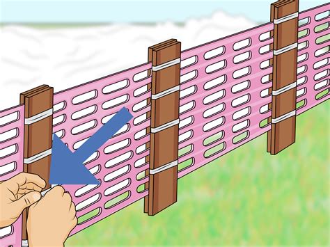 How to Install a Snow Fence (with Pictures) - wikiHow