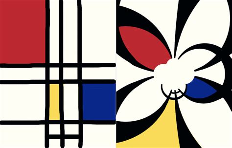 Inverted Mondrian | Mondrian, Painting, Circle