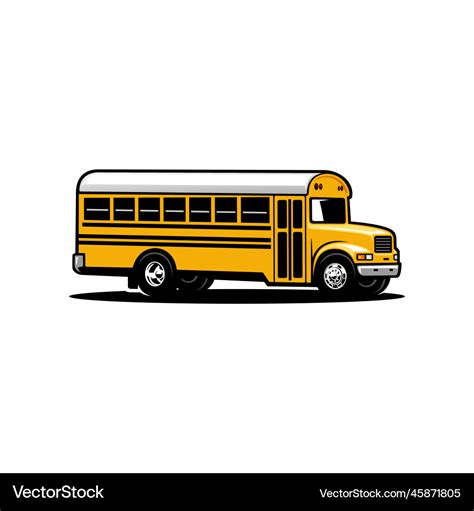 School bus logo Royalty Free Vector Image - VectorStock