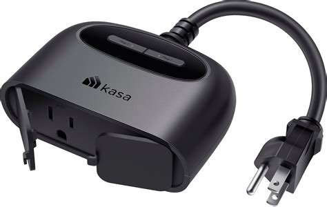 Best Buy: TP-Link Kasa Smart Wi-Fi Outdoor Plug Black KP400