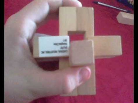 Six- Piece Wooden Cross Puzzle Solution - YouTube