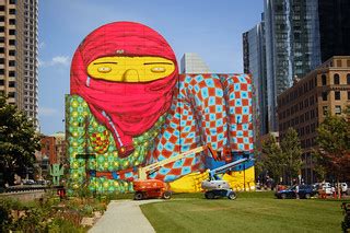 Os Gemeos-The Giant 6 | Dewey Square at the Rose Kennedy Gre… | Flickr