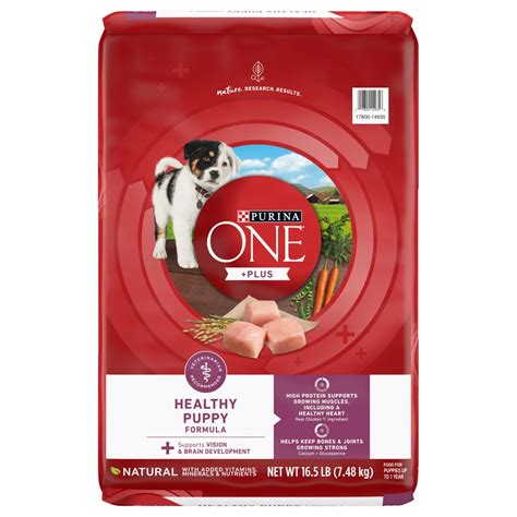 Purina ONE Purina ONE Plus Healthy Puppy Formula High Protein Natural Dry Puppy Food with added ...