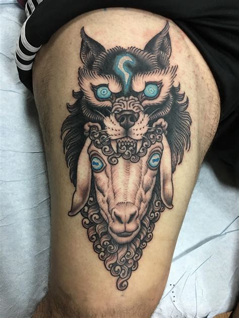 Sheep in wolf’s clothing by Matt Buck at No Idols Tattoo, NYC : r/tattoos